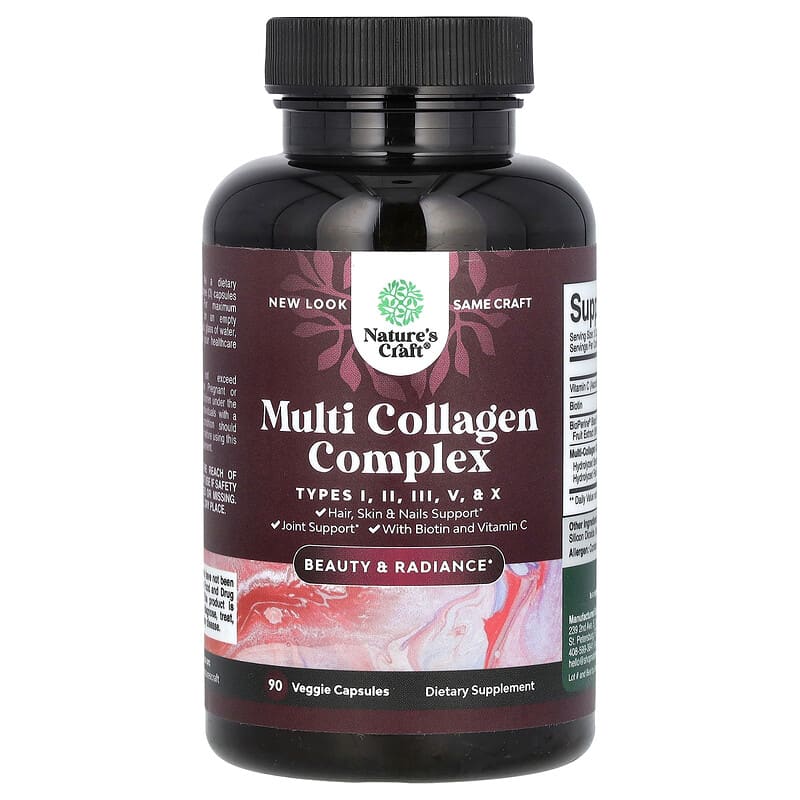 Nature's Craft, Multi Collagen Complex, 90 viên 793611599765