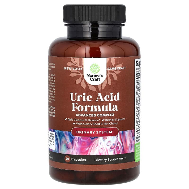 Viên uống Công Thức Axit Uric Nature's Craft 90 viên 10 nature s craft uric acid formula 90 capsules 139632 793611598829