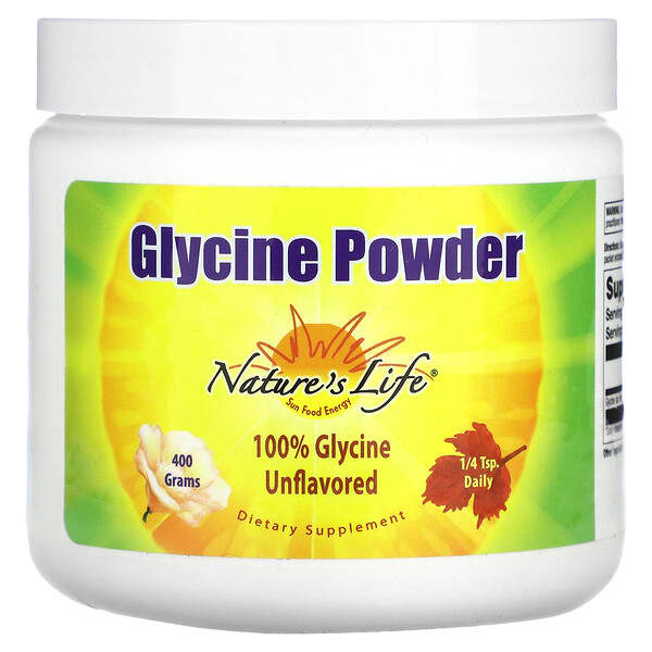 Nature's Life Glycine Powder không mùi vị 400 g 040647282605