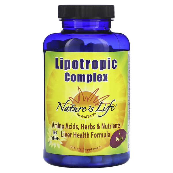 Nature's Life Lipotropic Complex 180 viên 040647002432