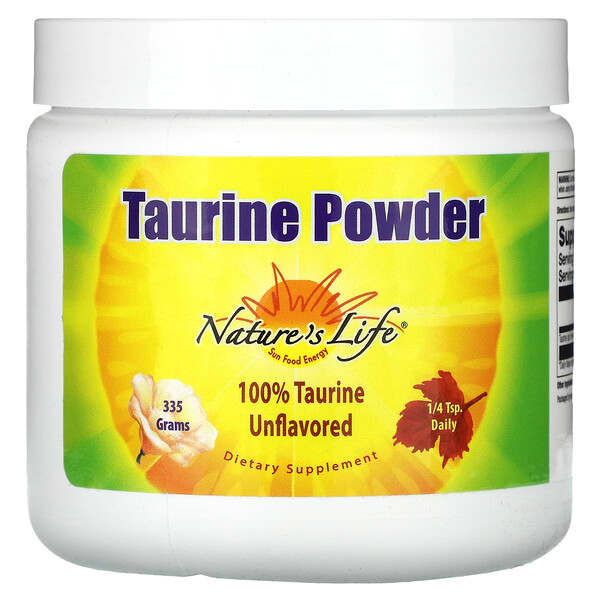 Nature's Life Taurine Powder không mùi vị 335 g 040647203662