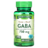 Thực phẩm bổ sung Nature's Truth Gaba Gamma Aminobutyric Acid 750 mg 60 Quick Release Capsules 840093113870