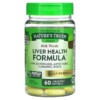 Thực phẩm bổ sung Nature's Truth Gold Series Liver Health Formula With Dandelion Artichoke Turmeric Beets 60 Liquid Max Softgels 840093115485