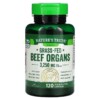Thực phẩm bổ sung Nature's Truth Grass-Fed Beef Organs 650 mg 120 Quick Release Capsules 840093116659