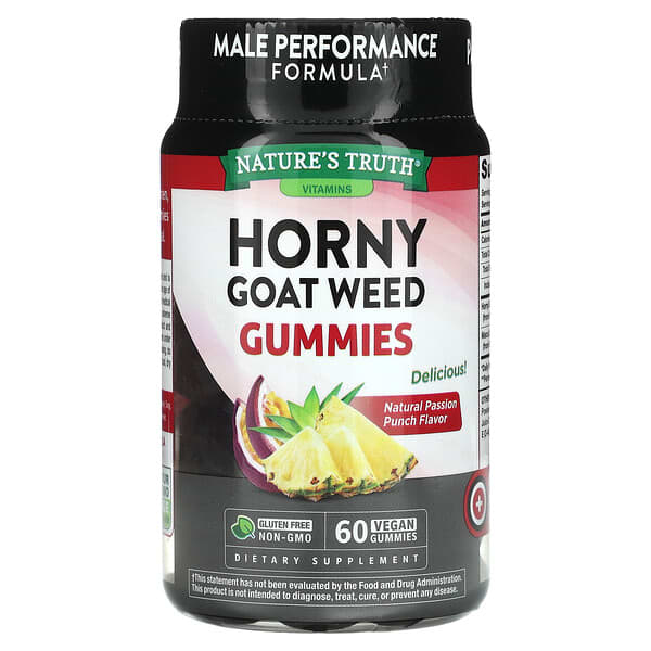 Nature's Truth Horny Goat Weed Passion Punch 60 viên nhai 840093121509