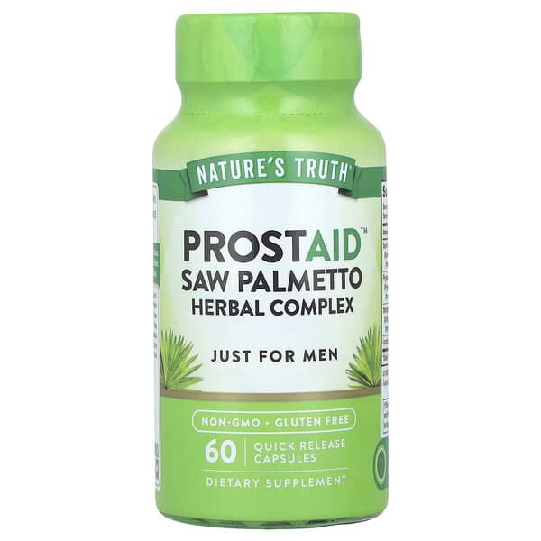 Nature's Truth ProstAid™ Saw Palmetto Herbal Complex 60 viên 840093112101