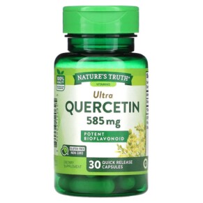 Thực phẩm bổ sung Nature's Truth Ultra Quercetin 585 mg 30 Quick Release Capsules 840093120625