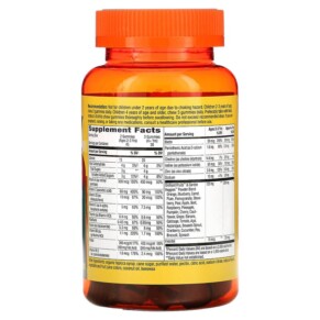 Viên uống bổ sung vitamin tổng hợp cho trẻ em Nature's Way Alive! Kids Premium vị Cherry, Cam & Nho 90 viên gummies 3 Thành phần vi chất của Nature's Way Alive! Kids Premium Multivitamin Cherry Orange & Grape 90 Gummies 033674157893