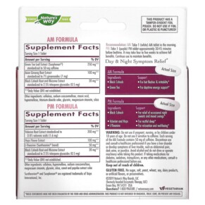 Viên uống hỗ trợ sức khỏe nữ giới Nature's Way AM/PM Menopause Formula 30 viên sáng & 30 viên tối 3 Thành phần vi chất của Nature's Way AM/PM Menopause Formula Women's Health 30 AM Tablets & 30 PM Tablets 763948072064