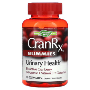 Thực phẩm bổ sung Nature's Way CranRx Urinary Health BioActive Cranberry 60 Gummies 033674104859