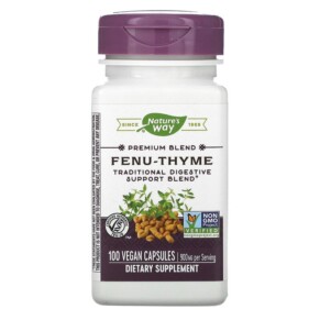 Thực phẩm bổ sung Nature's Way Fenu-Thyme 450 mg 100 Vegan Capsules 033674003503