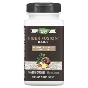 Thực phẩm bổ sung Nature's Way Fiber Fusion Daily 3.1 g 150 Vegan Capsules 763948084524