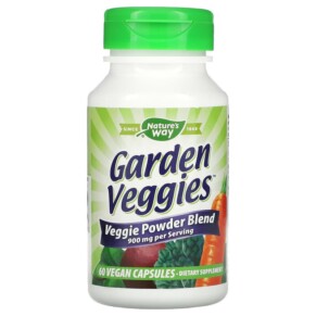 Thực phẩm bổ sung Nature's Way Garden Veggies 60 Vegan Capsules 033674147931