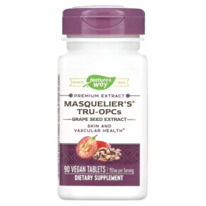 Thực phẩm bổ sung Nature's Way Masquelier's Tru-OPCs 75 mg 90 Vegan Tablets 033674491317