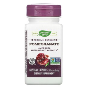 Thực phẩm bổ sung Nature's Way Premium Extract Pomegranate 350 mg 60 Vegan Capsules 033674153857
