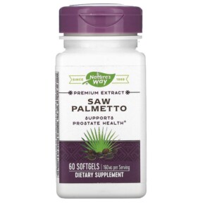 Thực phẩm bổ sung Nature's Way Saw Palmetto 160 mg 60 Softgels 033674628003