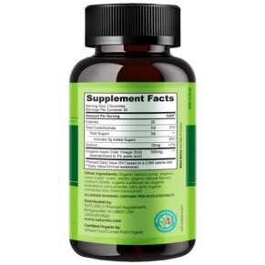 NATURELO Kẹo Dẻo Giấm Táo 60 viên chay Thân Thiện 3 Thành phần vi chất của NATURELO Apple Cider Vinegar Gummies 60 Vegan Friendly Gummies 628110628640