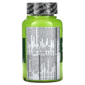 Viên uống đa vitamin tự nhiên NATURELO cho thanh thiếu niên 60 viên thực vật 3 Thành phần vi chất của NATURELO Whole Food Multivitamin for Teens 60 Vegetarian Capsules 628110628251