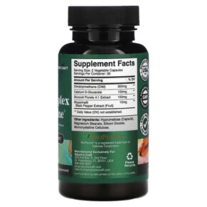 Natures Craft DIM Complex Bioperine 60 viên nang 3 Thành phần vi chất của Natures Craft DIM Complex + Bioperine 60 Capsules 793597659903