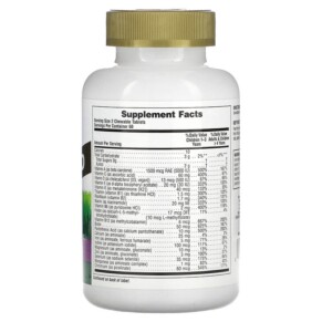 Thành phần vi chất của NaturesPlus Animal Parade Gold Children's Multivitamin Chewable Supplement Grape 120 Animal-Shaped Tablets 097467299344