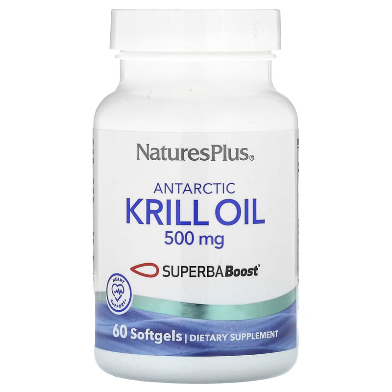 NaturesPlus, Antarctic Krill Oil, 500 mg, 60 viên 097467039735