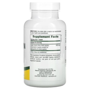 NaturesPlus Apple Pectin 500 mg 180 viên nén 3 Thành phần vi chất của NaturesPlus Apple Pectin 500 mg 180 Tablets 097467045002