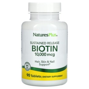 Thực phẩm bổ sung NaturesPlus Biotin Sustained Release 10.000 mcg 90 Tablets 097467017931