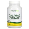 Thực phẩm bổ sung NaturesPlus Cal/Mag Citrate 90 Capsules 097467033696