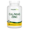 Thực phẩm bổ sung NaturesPlus Cal/Mag Zinc 180 Tablets 097467033665