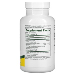 Thành phần vi chất của NaturesPlus Egg Yolk Lecithin 300 mg 180 Capsules 097467041738