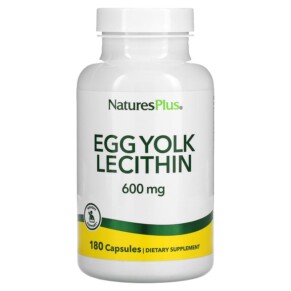 Thực phẩm bổ sung NaturesPlus Egg Yolk Lecithin 300 mg 180 Capsules 097467041738