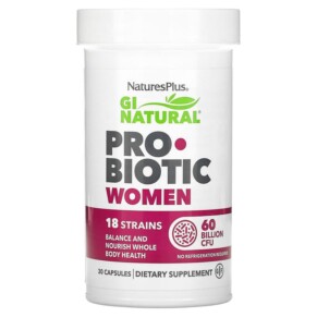 Thực phẩm bổ sung NaturesPlus GI Natural Probiotic Women 60 Billion CFU 30 Capsules 097467439061