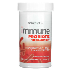 Thực phẩm bổ sung NaturesPlus Immune Probiotic 10 Billion CFU 30 Capsules 097467410077