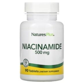 Thực phẩm bổ sung NaturesPlus Niacinamide 500 mg 90 Tablets 097467018907