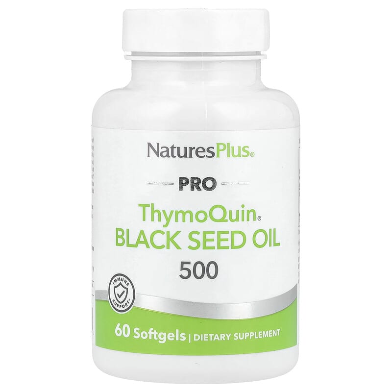 NaturesPlus, Pro ThymoQuin®, Black Seed Oil 500, 60 viên 097467049642