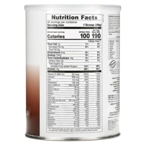 Thành phần vi chất của NaturesPlus Spiru-Tein High Protein Energy Meal Chocolate 2.1 lbs. (952 g) 097467045712
