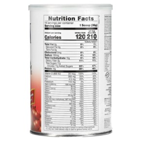 Thành phần vi chất của NaturesPlus Spiru-Tein High Protein Energy Meal Exotic Red Fruit 1.1 lbs (504 g) 097467459229