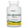 Thực phẩm bổ sung NaturesPlus Ultra Bromelain 1500 mg 60 Tablets 097467044067