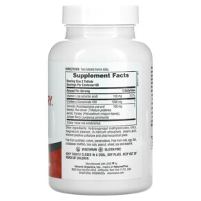 Thành phần vi chất của NaturesPlus Ultra Cranberry Sustained Release 1.000 mg 120 Tablets 097467039520