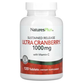 Thực phẩm bổ sung NaturesPlus Ultra Cranberry Sustained Release 1.000 mg 120 Tablets 097467039520