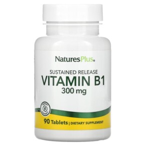 Thực phẩm bổ sung NaturesPlus Vitamin B1 300 mg 90 Tablets 097467016057