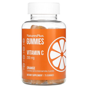 Thực phẩm bổ sung NaturesPlus Vitamin C Gummies Orange 125 mg 75 Gummies 097467022041
