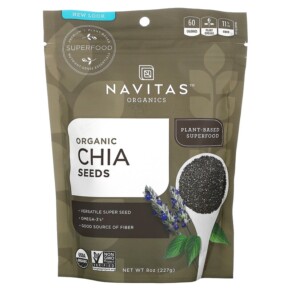 Thực phẩm bổ sung Navitas Organics Organic Chia Seeds 8 oz (227 g) 858847000284