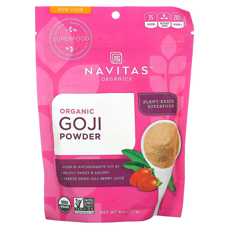Bột Goji Hữu Cơ Navitas Organics 227g (8 oz) 10 navitas organics organic goji powder 8 oz 227 g 15096 858847000635