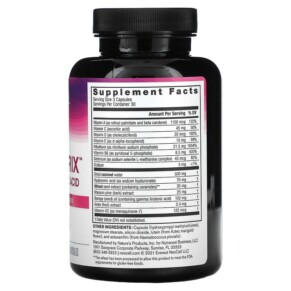 Thành phần vi chất của NeoCell Glow Matrix with Hyaluronic Acid 90 Capsules 016185129559