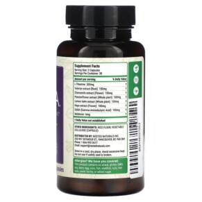 Viên uống hỗ trợ giấc ngủ nhẹ nhàng Nested Naturals Luna với Melatonin 60 viên thực vật 3 Thành phần vi chất của Nested Naturals Luna Gentle Sleep Supplement with Melatonin 60 Vegan Capsules 852446007002