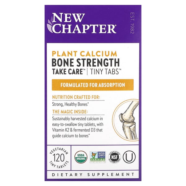 New Chapter Plant Calcium Bone Strength Take Care 120 viên 10 new chapter plant calcium bone strength take care 120 vegetarian tiny tablets 119890 727783004123