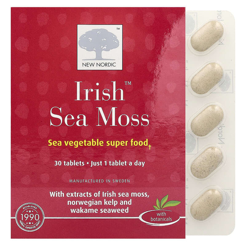 New Nordic, Irish Sea Moss, 30 viên 741805749557