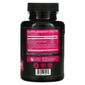 Viên uống giảm mỡ Nobi Nutrition Premium cho nữ 60 viên 3 Thành phần vi chất của Nobi Nutrition Premium Women's Fat Burner 60 Capsules 850018274074