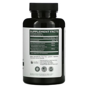 Nobi Nutrition Ultimate Male Enhancement 60 viên nang Tăng Cường Sinh Lực Nam 3 Thành phần vi chất của Nobi Nutrition Ultimate Male Enhancement 60 Capsules 850018274128